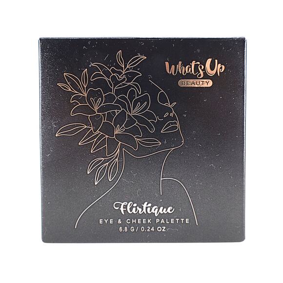 WHATS UP BEAUTY Flirtique Eye & Cheek Palette - 0.24 oz - Picture 1 of 3